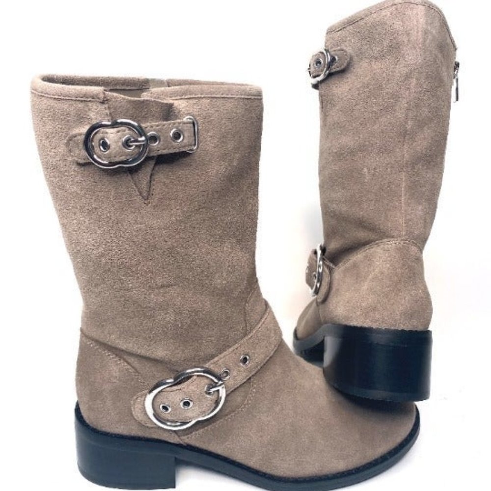 NEW! VINCE CAMUTO Suede Mid-calf boots 7